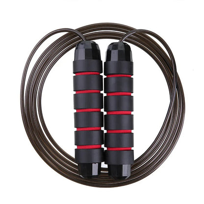 Jump Rope Professional Tangle Free Rapid Speed Jumping Rope Foam Handle Adjustable Steel Skipping Rope Gym Fitness Slim Body