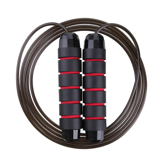 Jump Rope Professional Tangle Free Rapid Speed Jumping Rope Foam Handle Adjustable Steel Skipping Rope Gym Fitness Slim Body